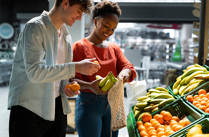 Los alimentos saludables