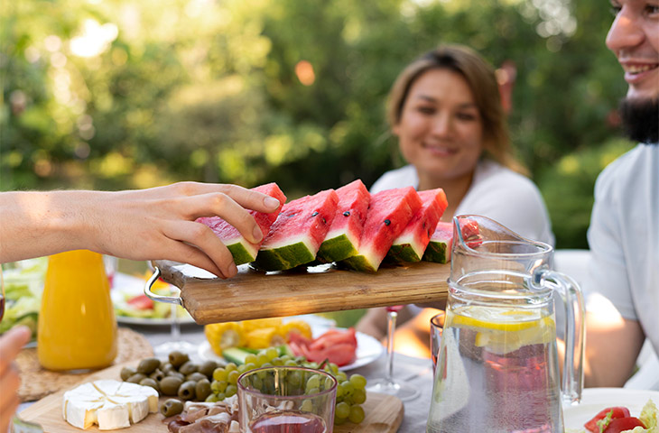 Vacaciones y alimentación saludable